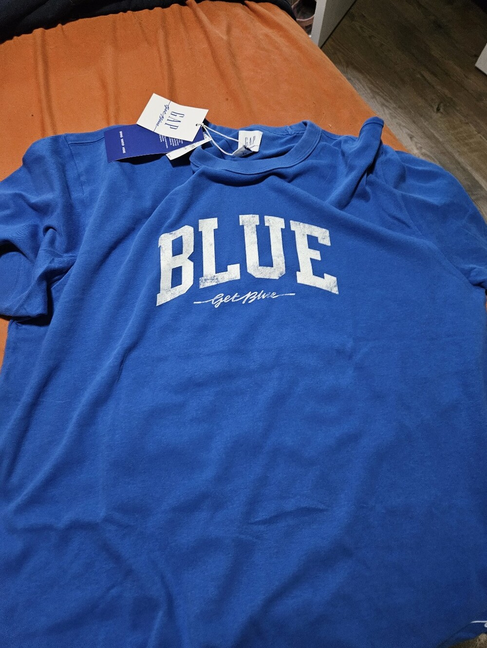 NWT Gap Get Blue Unisex Shirt
